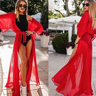 Kaftan Through Tunic Long Dress and Beach See