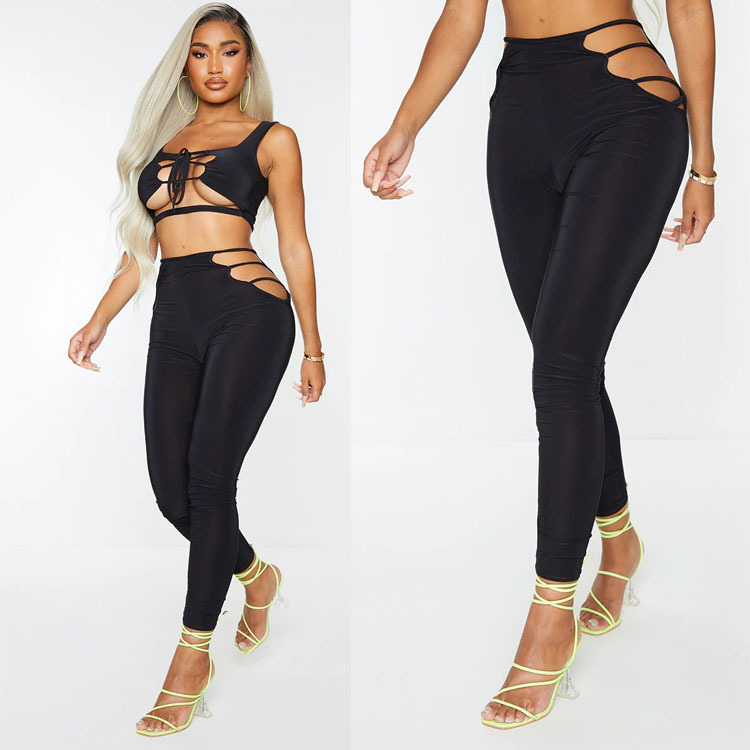 Trendy dance ninth yoga pants Elastic women's pants 瑜伽女裤