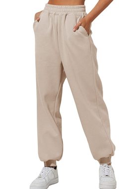 High waisted sports jogging pants wome纯色女士高腰运动慢跑裤