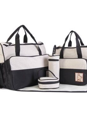 Dot Mummy Nursing set bags multi-function baby care bag 5pcs