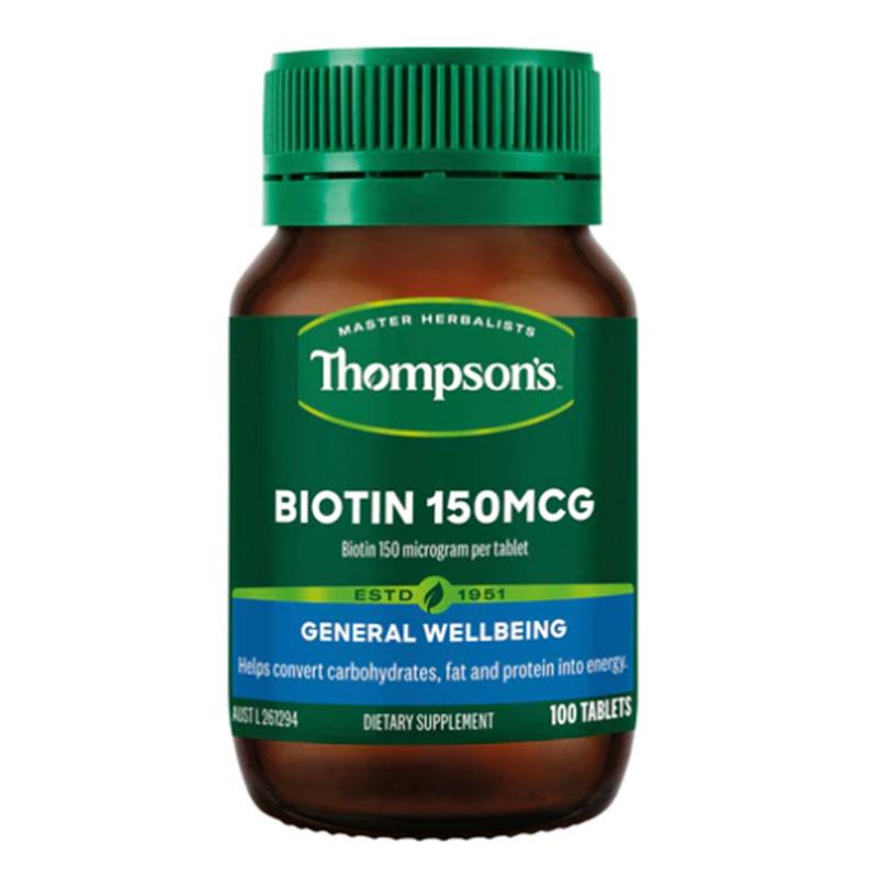 保税现货 新西兰澳洲Thompsons汤普森成人生物素防脱发生发白发