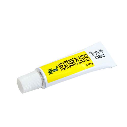 1PC White Paste Thermal Heatsink Plaster Silicone Grease Com