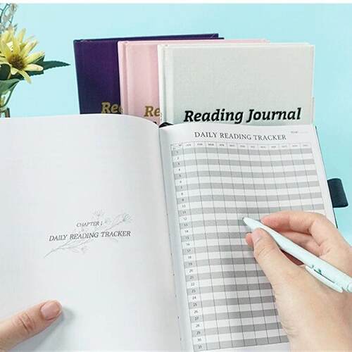 Reading Journal Review and Track Your Reading 52 book review