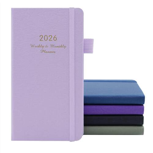 2026英文周计划本跨境日程本24开WEEKLY PLANNER pocket book