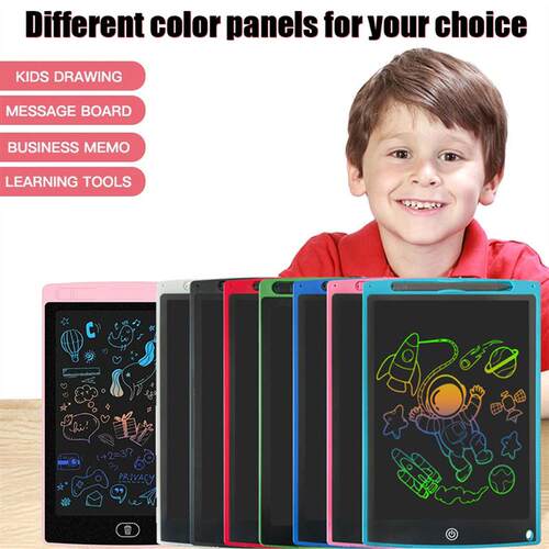 LCD Writing Tablet Doodle Board 8.5 inch Colorful Drawing Pa