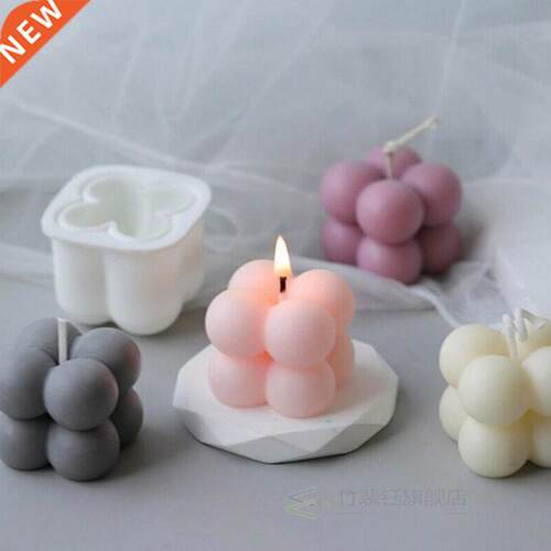 1Pcs DIY Bubble Candle Mould Soy Wax Candle Mold Aromatherap