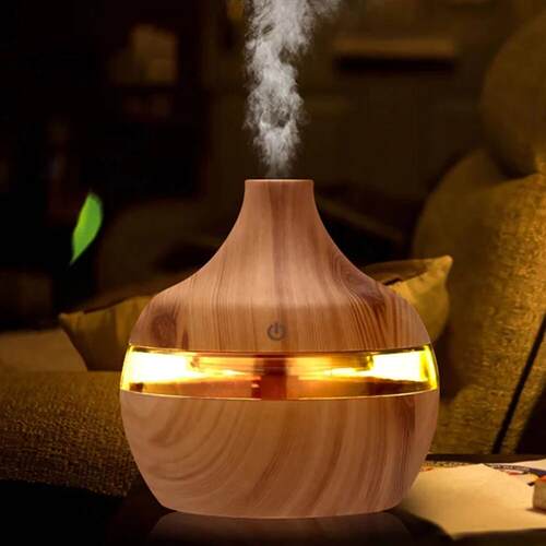 300ML Air Humidifier Electric Aroma Diffuser Mist Wood