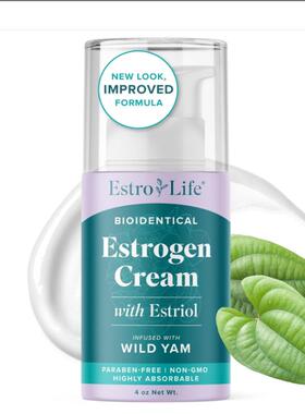 现货美国SMNutrition, Estro-Life雌三醇乳膏 软膏 更年期 老年性