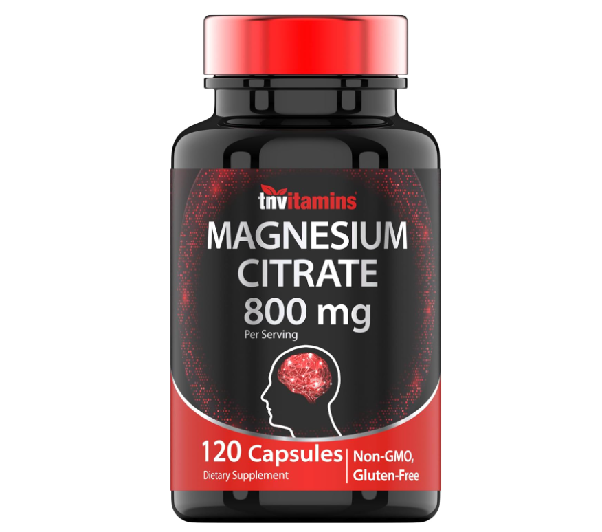 美国TNVitamins柠檬酸镁800毫克纯柠檬酸镁粉Citrato De Magnesio