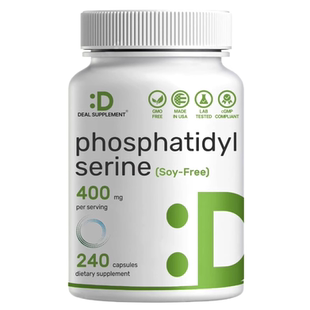 美国 DEAL SUPPLEMENT磷脂酰丝氨酸大脑补充剂400毫克份量240 粒