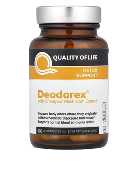 美国Quality of Life Deodorex  Champex 蘑菇提取物500 毫克60粒