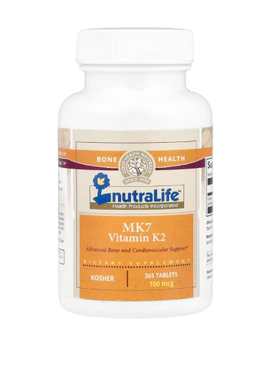 美国NutraLife  Mk7 维生素 K2 100 微克 365 片