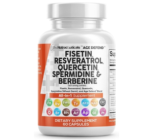 美国Clean Nutraceuticals Fisetin 槲皮素 白藜芦醇精胺小麦胚芽