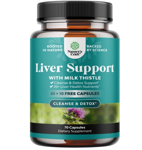 美国Liver Cleanse排毒和修复肝脏支持水飞蓟蓟朝鲜蓟提蒲公英根