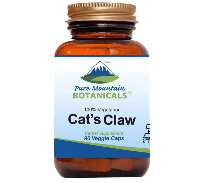 美国Pure Mountain Botanicals 猫爪胶囊 1000毫克秘鲁猫爪90粒