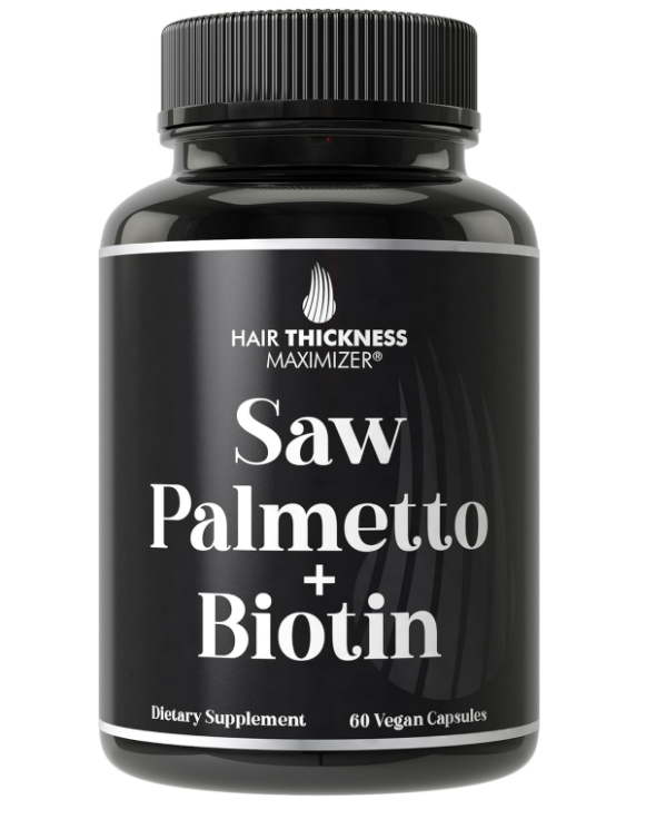 美国 HairThickness Maximizer 锯棕榈生物素高级二合一DHT阻滞剂