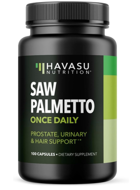 美国Havasu Nutrition锯棕榈补充剂前列腺健康阻止DHT防脱发100粒