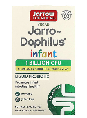 美国Jarrow Formulas Vegan Jarro-DophilusInfant儿童液体益生菌