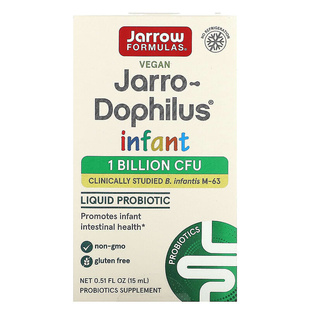 美国Jarrow Formulas Vegan Jarro-DophilusInfant儿童液体益生菌