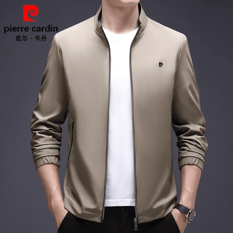 皮尔卡丹春秋新款男士夹克外套衫