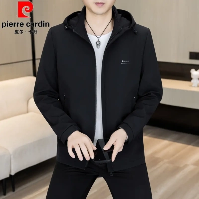 皮尔卡丹春秋季男士薄款夹克外套