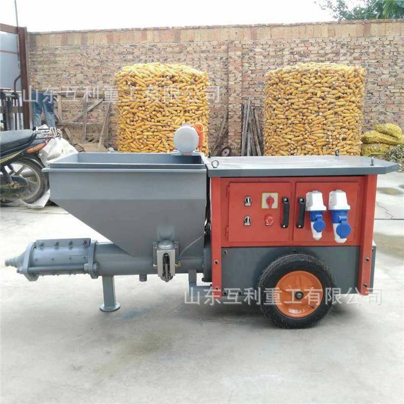 砂浆喷涂机粉墙机水泥多功能装修墙面抹灰机小型双缸柱塞喷涂机
