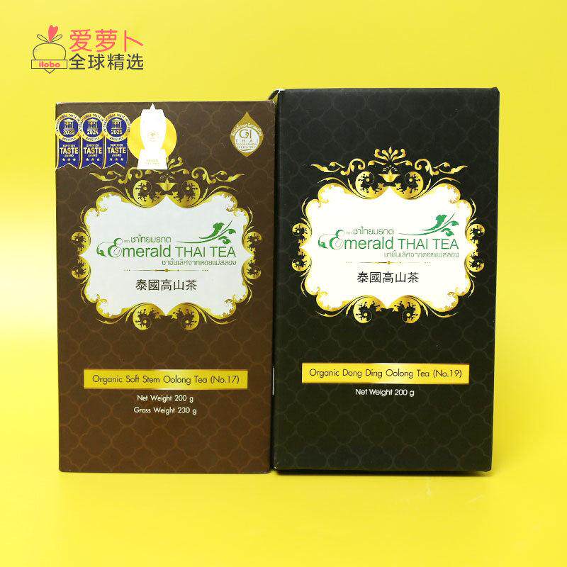 泰国增福茗茶高山茶东汀Dong Ding Oolong 软梗Soft Stem有机乌龙