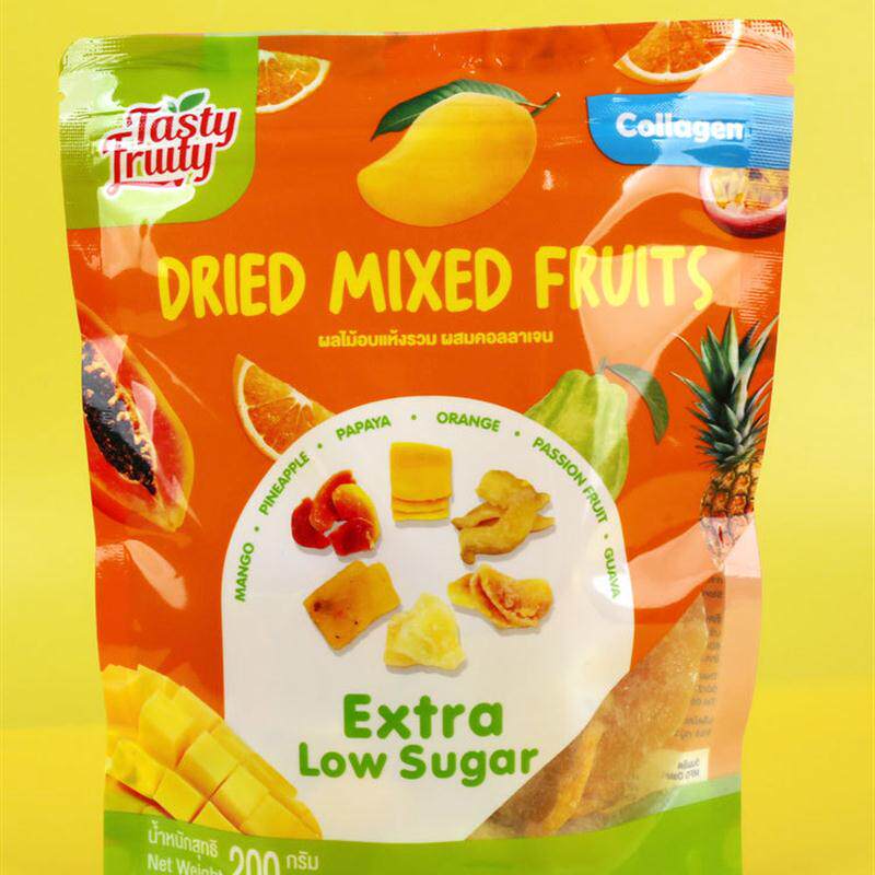 泰国TASTY FRUITY胶原蛋白六种水果混合果干200g