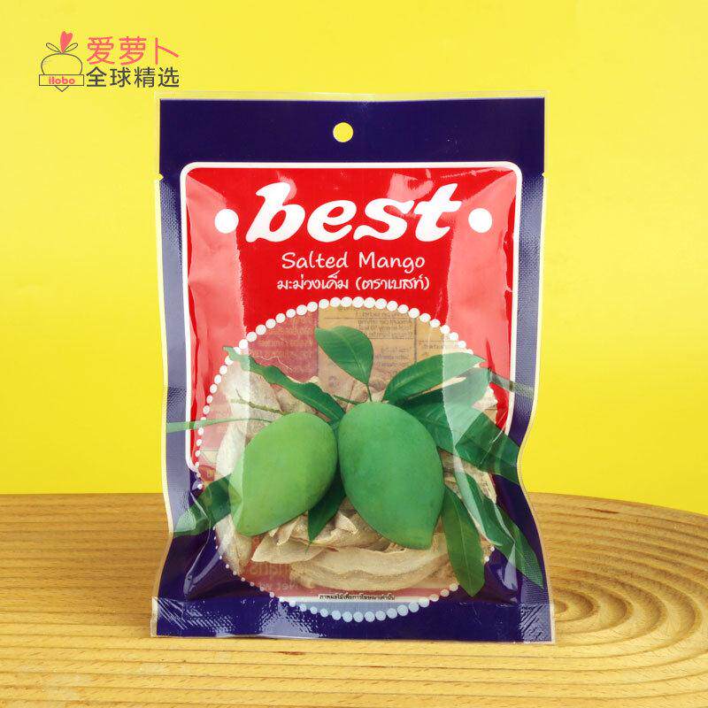 泰国Best Salted Mango咸芒果条芒果干水果干40g