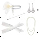 Party Costume Flapper Accessories Set Great Gatsby 1920s