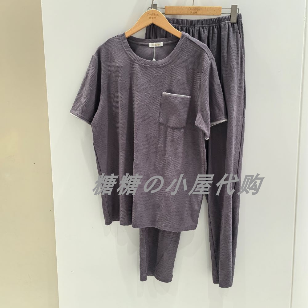 欧迪芬 国内代购 专柜正品 26新款 男士圆领短袖长裤套装HH6702图片