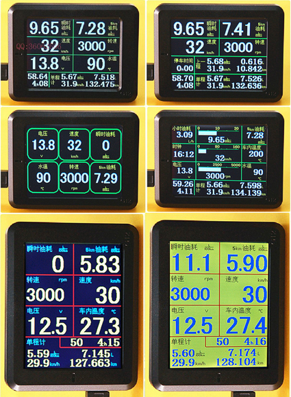 пîG12OBDÐгµµçÄÔÓͺÄÒǽâÂë²ÊÆÁ̧ͷHUD S2È«³µÐͼªÆÕ212 2020