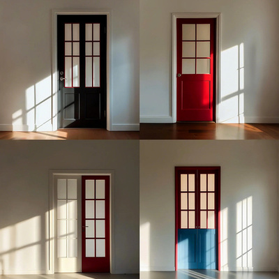 卧室门厨房门客厅阳台门轻奢法式衣帽间门双开门长虹玻璃门推拉门