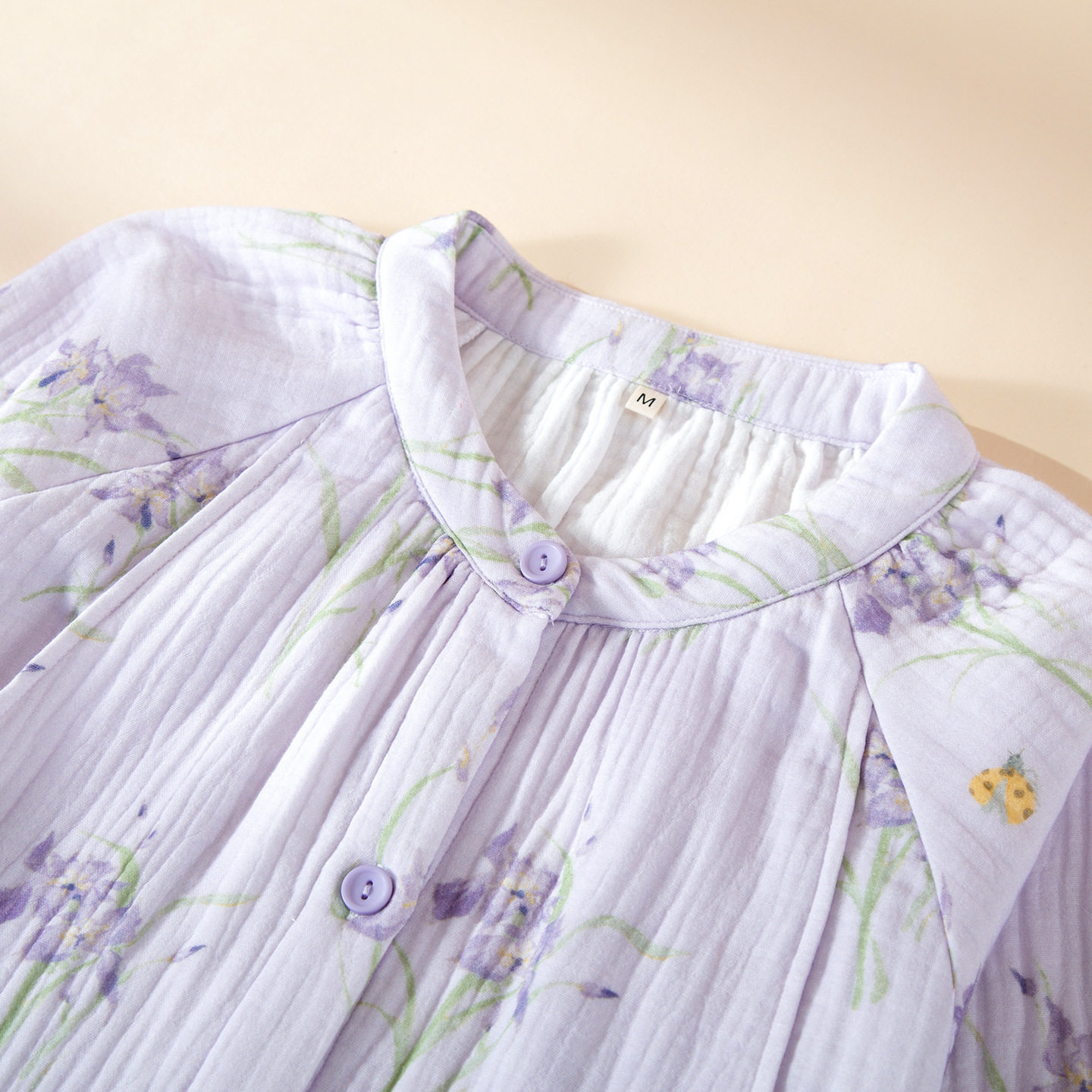 纯棉四层纱布月子服春秋冬季加厚月子服a类全棉孕期产后哺乳套装