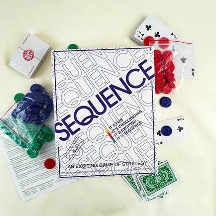 序列迷阵桌游 sequence game花式五子棋游戏聚会策略英文版休闲