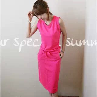 stylenanda夏季新款韩国代购流行显瘦时尚舒适可爱字母短袖连衣裙