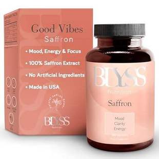 Extract Capsules Supplement for Pure Saffron