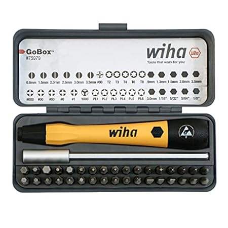 Wiha 75979 36 Piece GoBox Electronics ESD Precision Micro