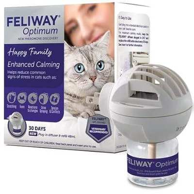 FELIWAY Optimum Cat， Enhanced Calming Pheromone Diffuser，