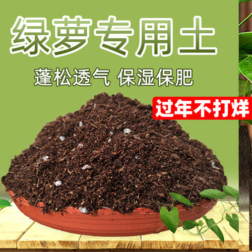 土中土绿萝土壤专用土营养土家用通用型发财树土壤透气泥炭土包邮 - 封面