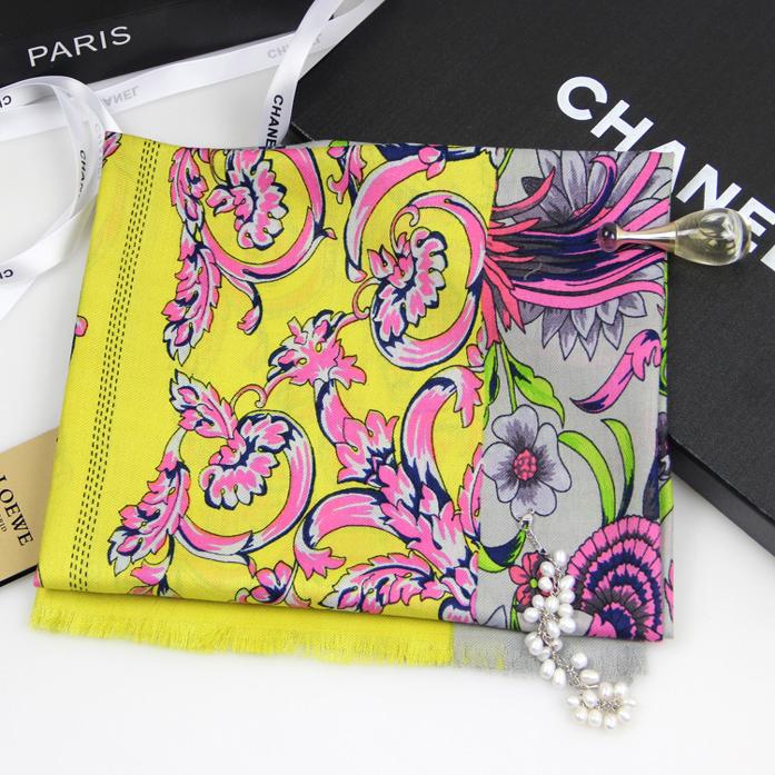 拼色羊毛围巾 香家 罗家双拼围巾