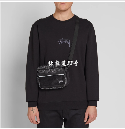 日本斯图西包stussy斜挎包3M反光格纹小包挂包手机包单肩包数码包怎么样,好用不?
