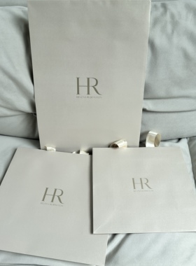 国内专柜正品 赫莲娜HR手提袋礼盒礼品袋手拎袋情人节送礼包装袋