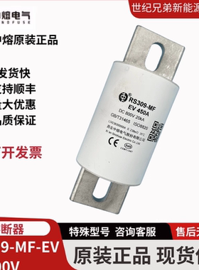 中熔新能源电车保险丝RS309-MF EV20A150A250A350A400A500A800VDC