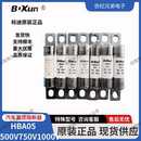 新能源电车保险丝HBA05 20A30A32A40A50A63A500V750V高压熔断器