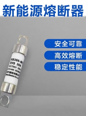 西安中熔RS309-MF-EVS30A50A60A750VDC新能源熔断器充电桩保险管