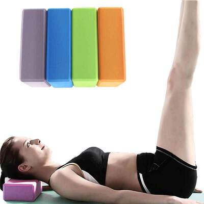 eva yoga block brick sports exercise gym foam workout st