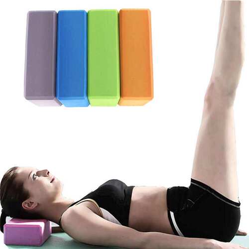 eva yoga block brick sports exercise gym foam workout st