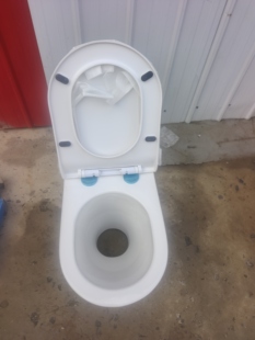 农村改厕直通家用旱便旱厕蹲坑蹲便器改坐便器两用老年人陶瓷马桶