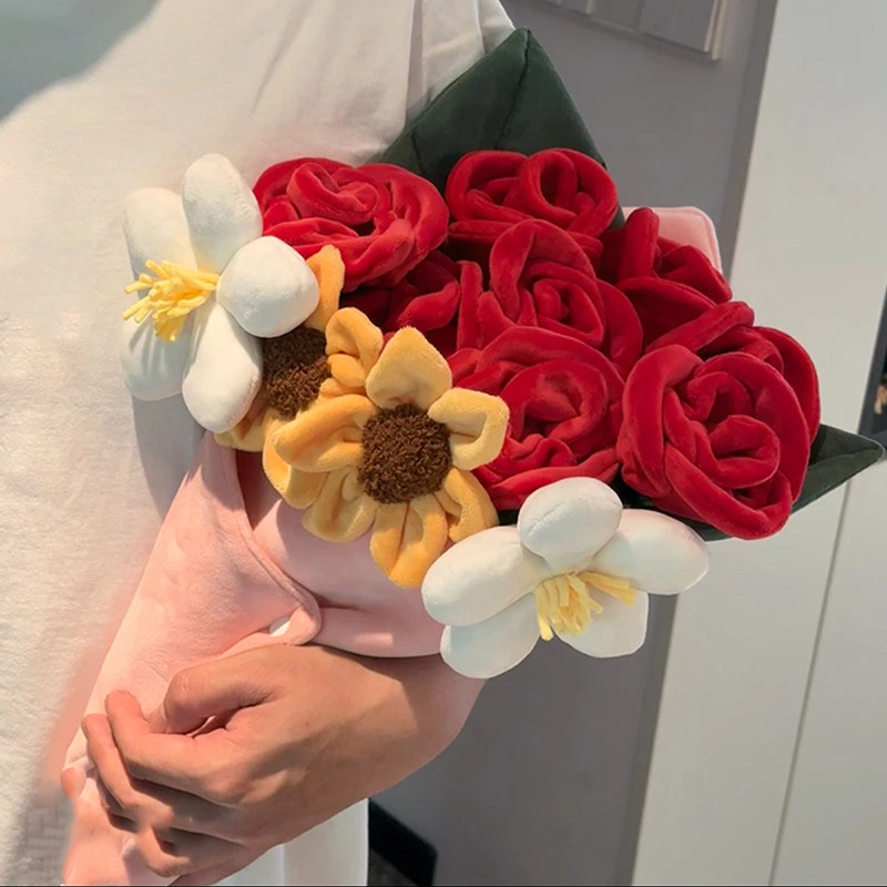 广志送给美伢的花蜡笔小新手工diy创意花束送女朋友520情人节礼物